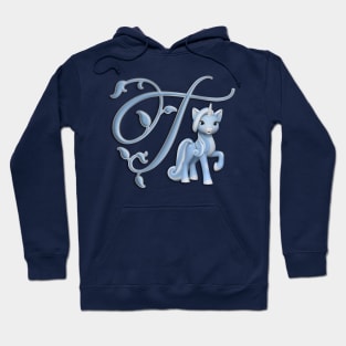 Monogram T Custom Unicorn Hoodie